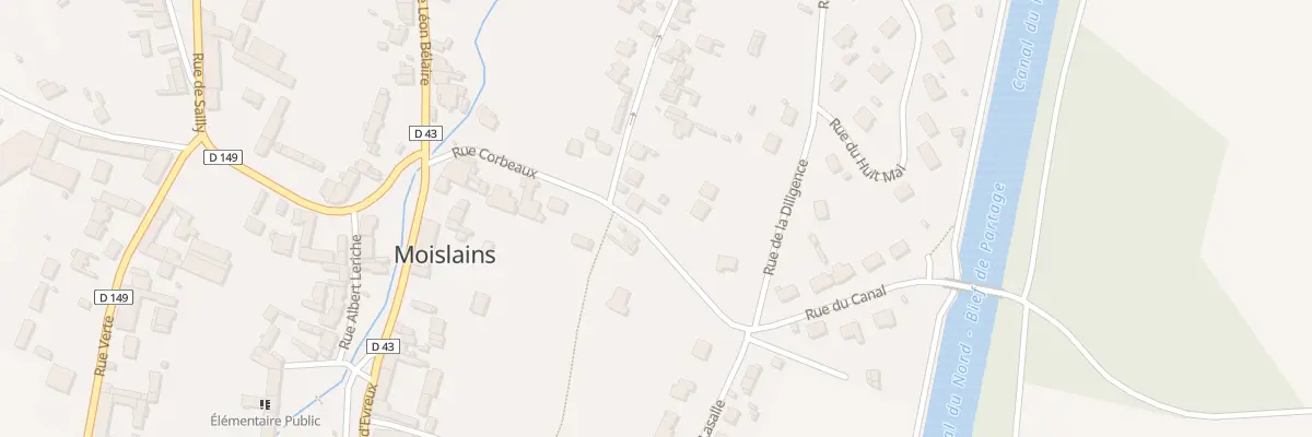 Plan du 2 Rue d’En Haut à Moislains