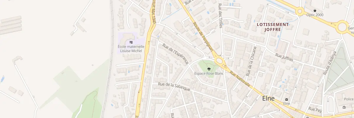 Plan du 15 Rue de l’Esperance à Elne