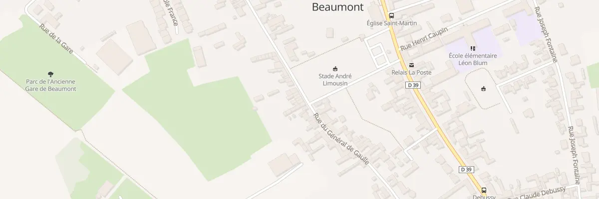 Plan du 232 Rue du Général de Gaulle à Hénin-Beaumont