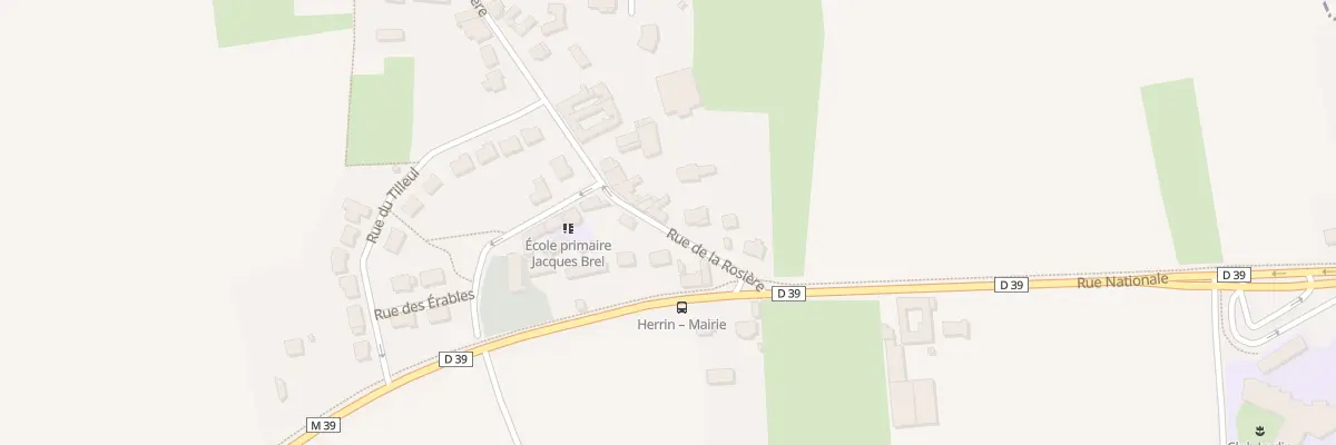 Plan du 70 Rue de la Rosiere à Herrin