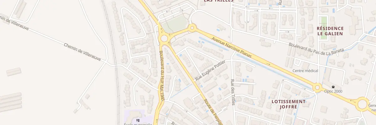 Plan du 3 Rue Col Cayrol à Elne
