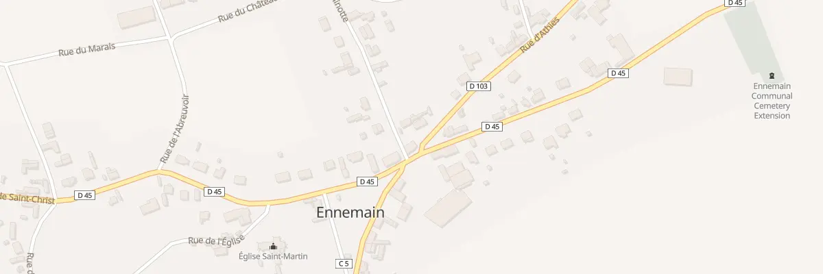 Plan du 2 Rue d’Athies à Ennemain
