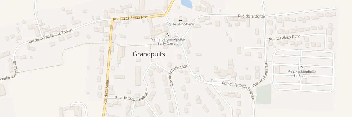 Plan du 15 Rue de la Croix Boissee à Grandpuits-Bailly-Carrois