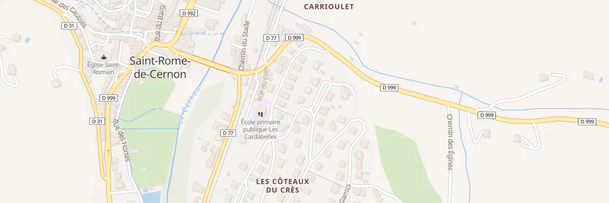 Plan du 1 Av des Pins à Saint-Rome-de-Cernon