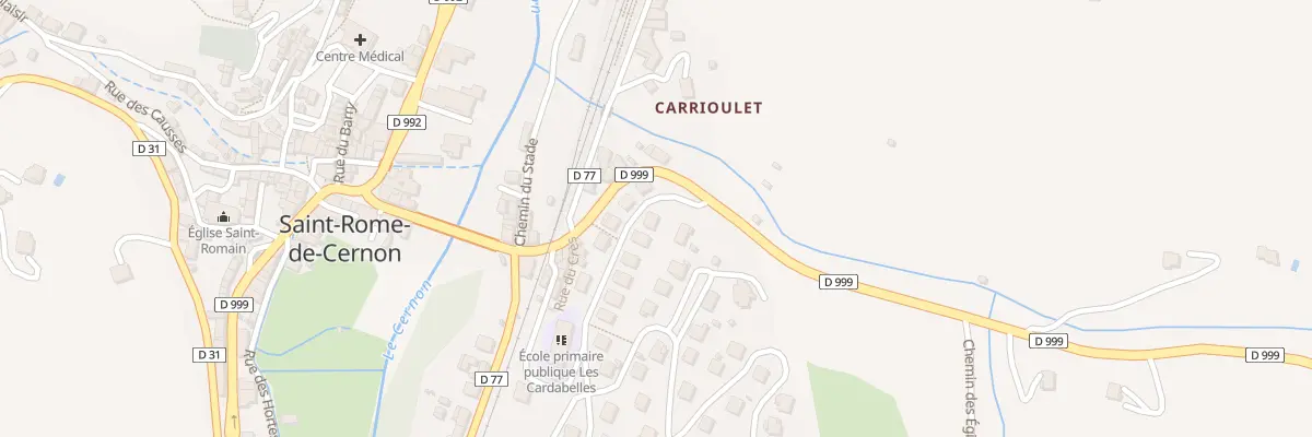 Plan du 1 Av du Cres à Saint-Rome-de-Cernon