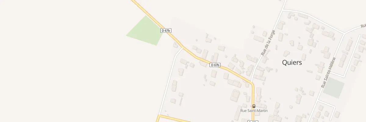 Plan du 25 Rue de St Martin à Quiers