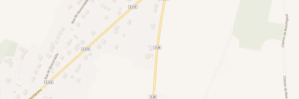 Plan du 12 Rte de Cheroy à Voulx