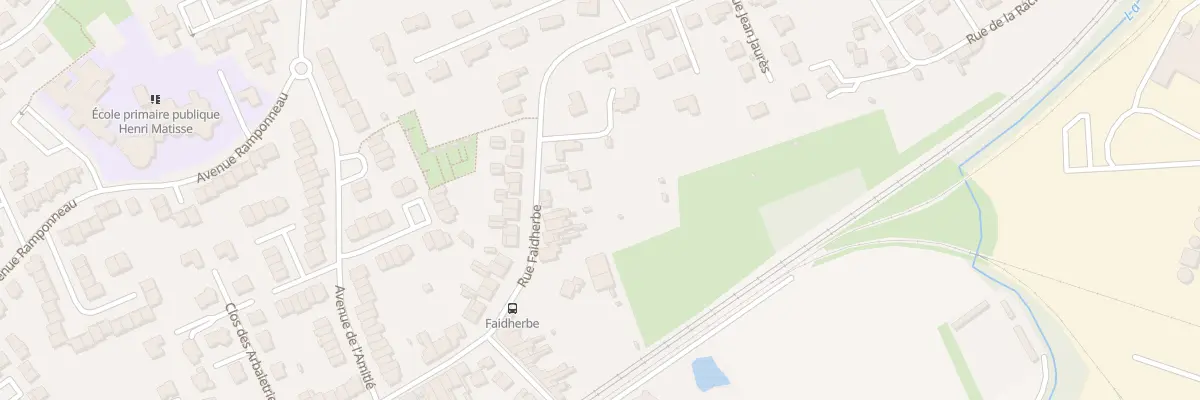 Plan du 118 Rue Faidherbe à Santes