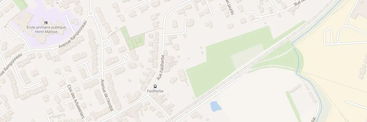 Plan du 114B Rue Faidherbe à Santes