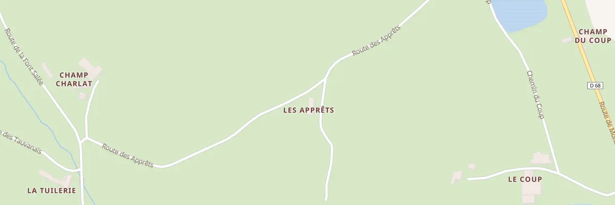 Plan du 5114 Les Apprets à Blomard