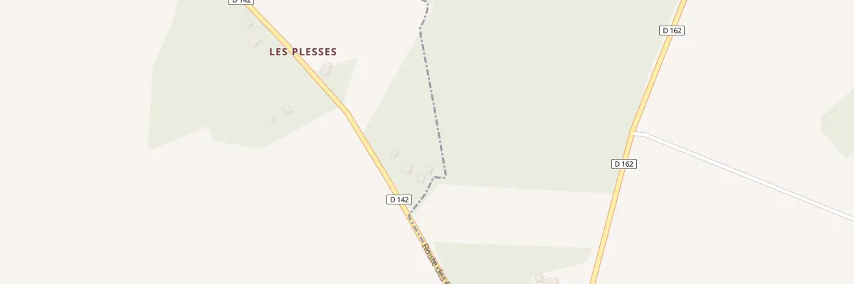 Plan du 463 Rte des Plesses à Triguères