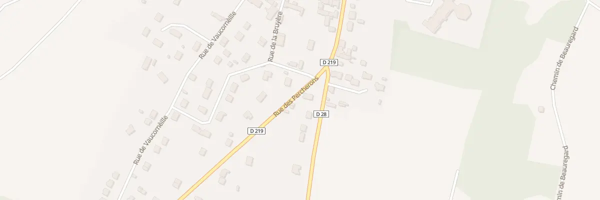 Plan du 2 Rue des Percherons à Voulx