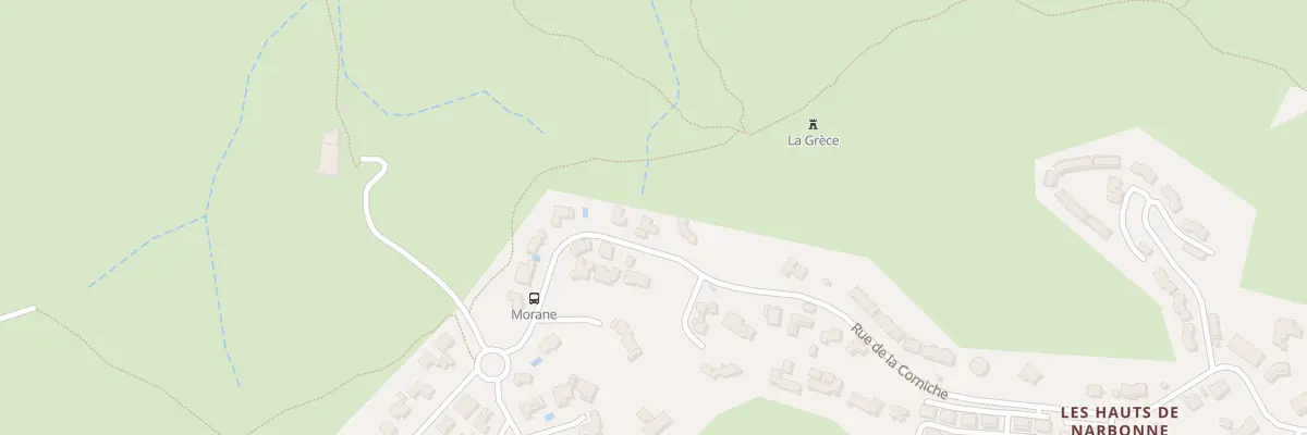 Plan du 58B Rue de la Corniche à Narbonne