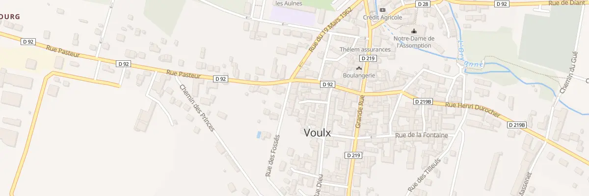 Plan du 6 Rue Dieu à Voulx