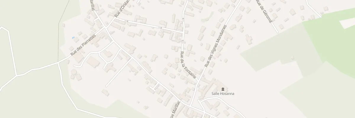 Plan de la Rue de la Fontaine à Trosly-Breuil