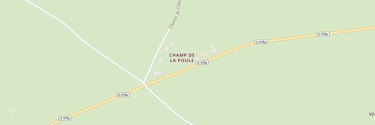 Plan du 4 Champ de la Poule à Neure