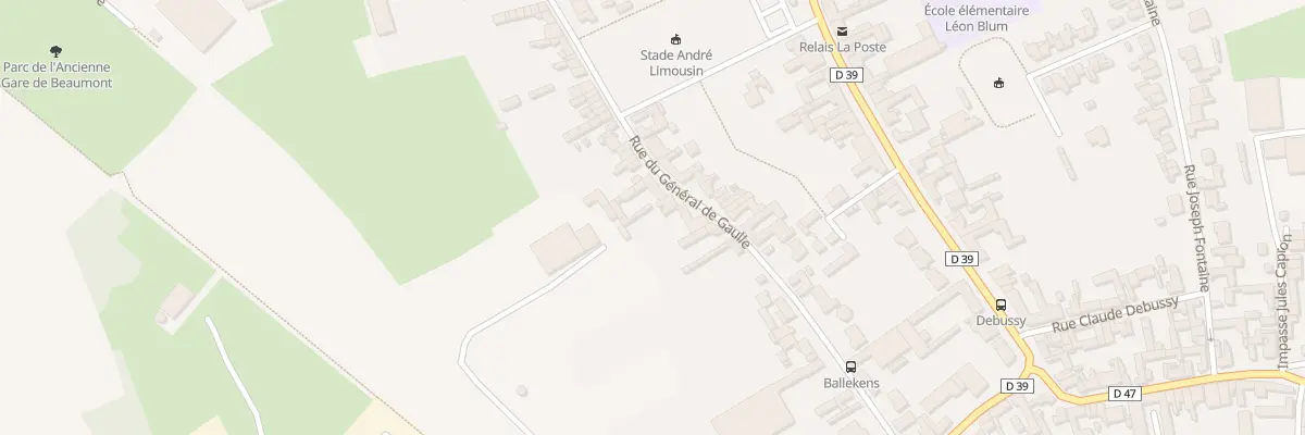 Plan du 316 Rue du Général de Gaulle à Hénin-Beaumont