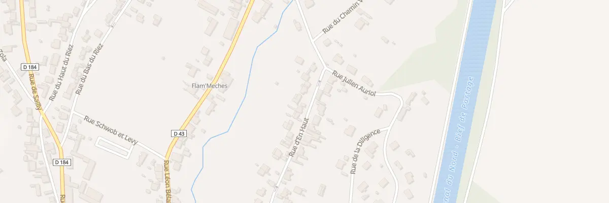 Plan du 23 Rue d’En Haut à Moislains