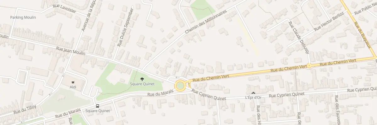 Plan du 9 Rue du Chemin Vert à Carvin