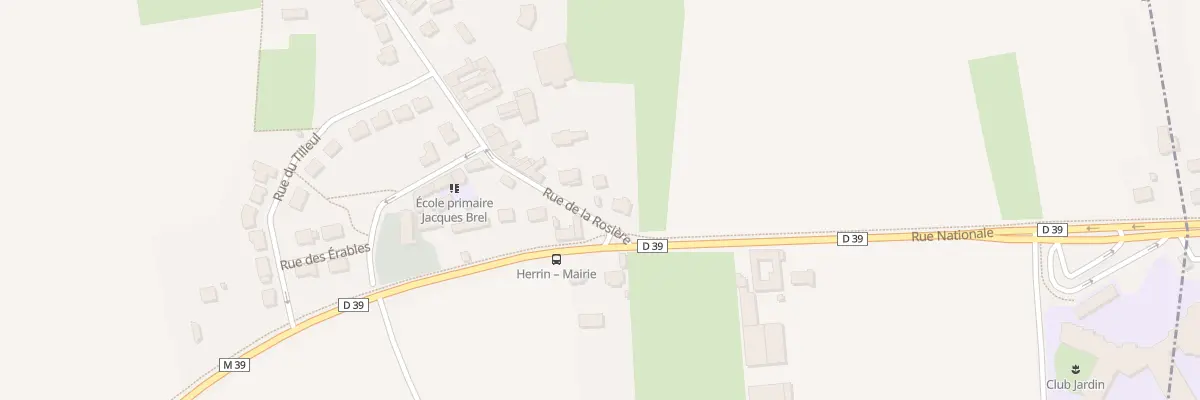 Plan du 20 Rue de la Rosiere à Herrin
