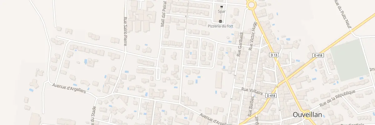 Plan du 18 Rue du Recteur Amadou à Ouveillan
