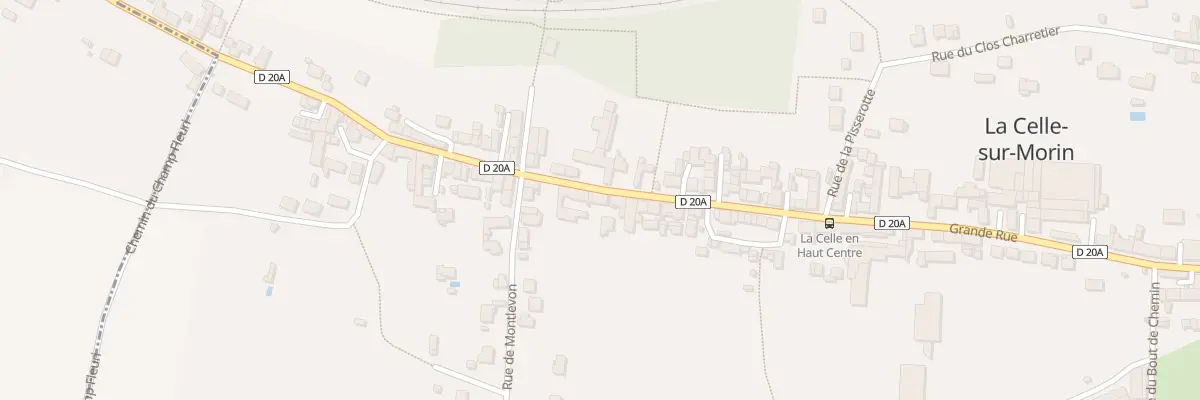 Plan du 57 Grande Rue à La Celle-sur-Morin