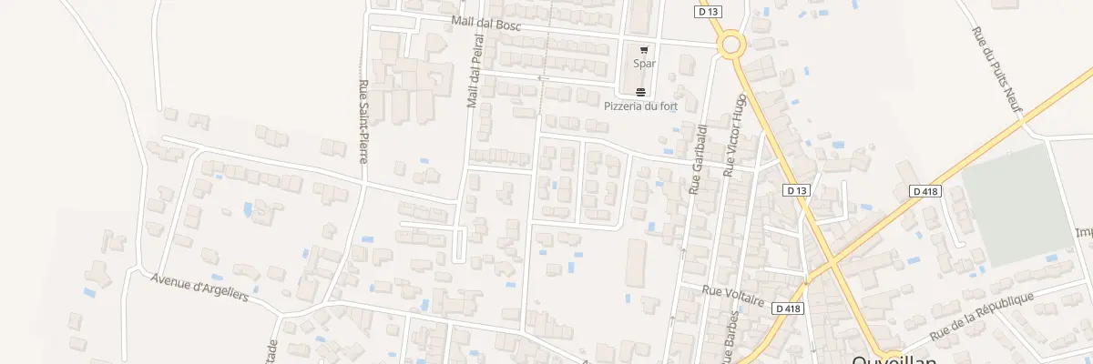 Plan du 22 Rue du Recteur Amadou à Ouveillan