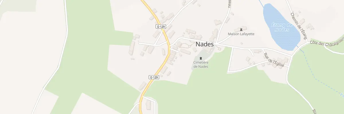 Plan du 5090 Le Bourg à Nades
