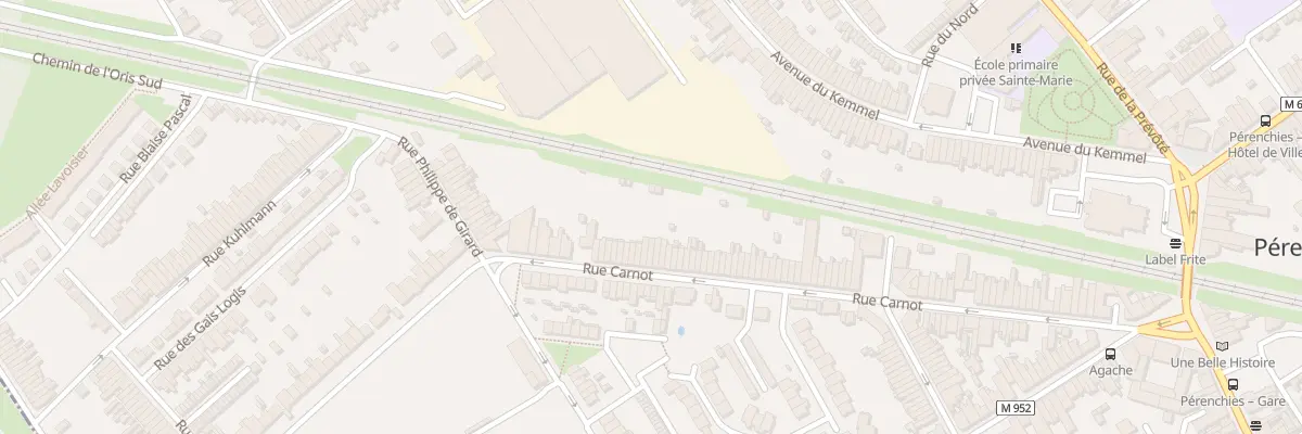 Plan du 128 Rue Carnot à Pérenchies