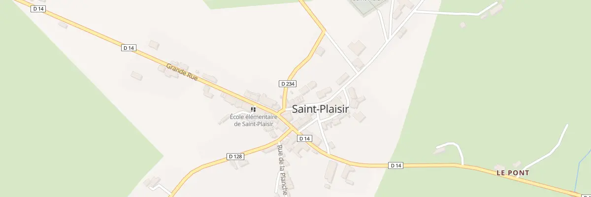 Plan du 2B Rue des Sports à Saint-Plaisir
