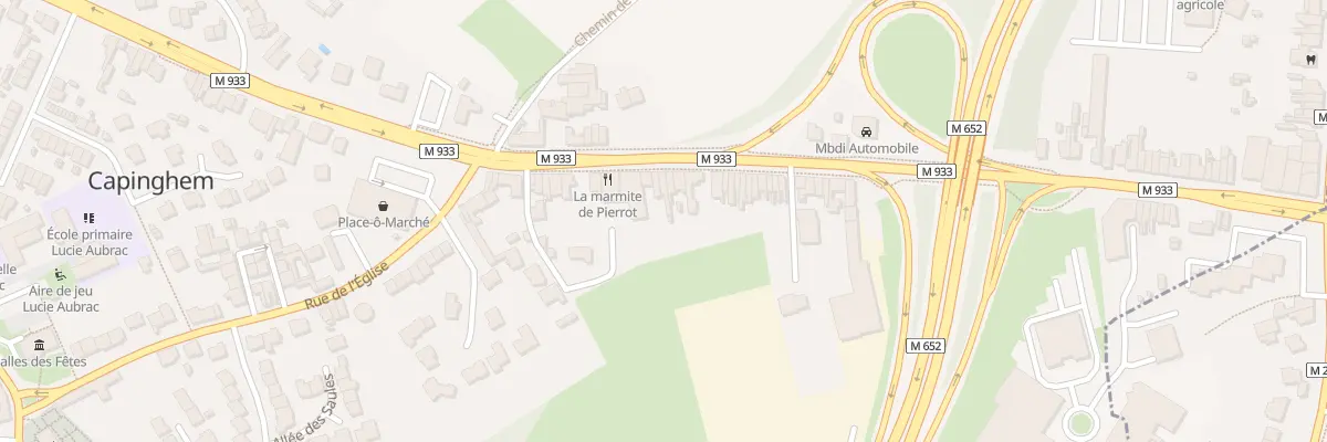 Plan du 87 Rue Poincaré à Capinghem