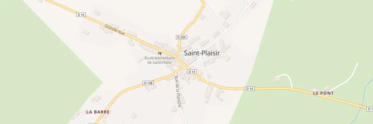 Plan du 17 Rue Grande Rue à Saint-Plaisir
