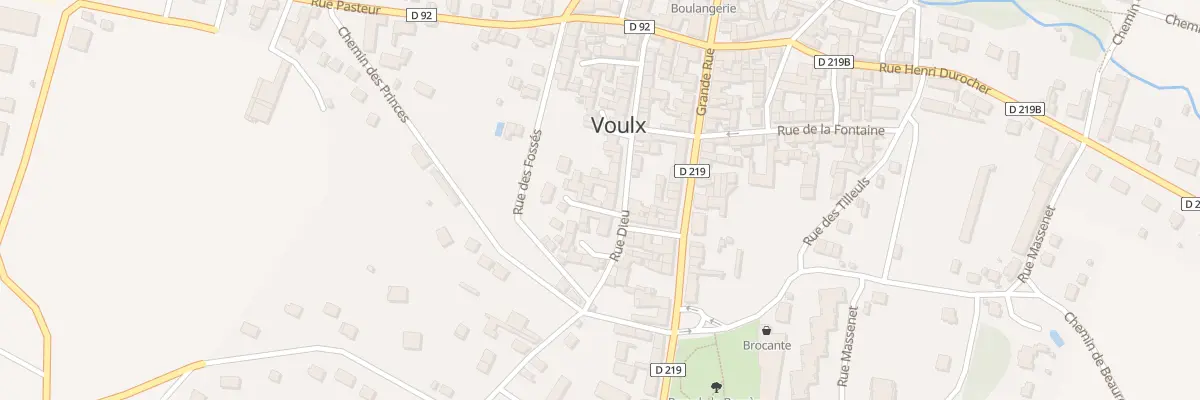 Plan du 36 Rue Dieu à Voulx