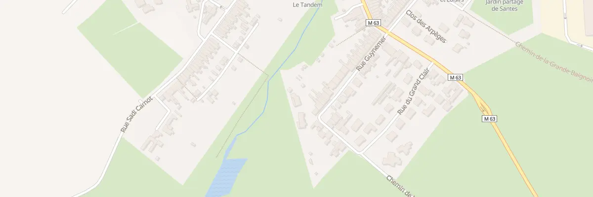 Plan du 48 Rue Guynemer à Santes
