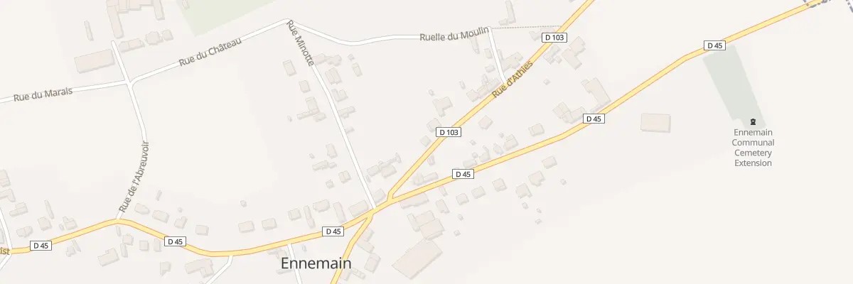 Plan du 6 Rue d’Athies à Ennemain