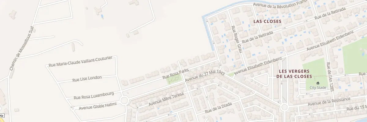 Plan du 20 Av Madeleine Fillols à Elne