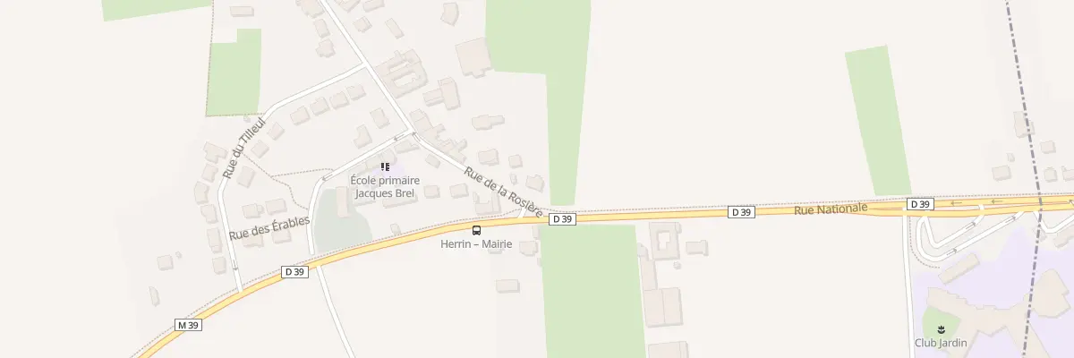 Plan du 2 Rue de la Rosiere à Herrin