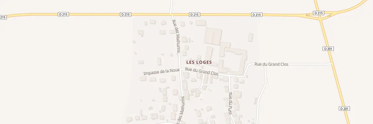 Plan du 1 Rue du Grand Clos à Quiers