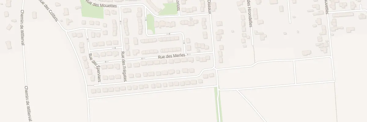 Plan du 11 Rue des Merles à Carvin