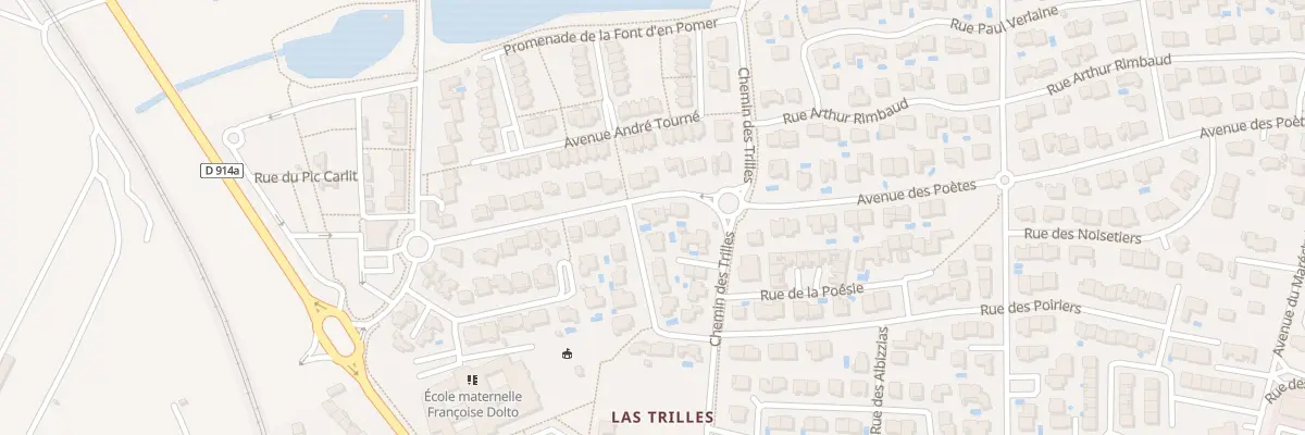 Plan du 3 Av Abbe Oliba à Elne