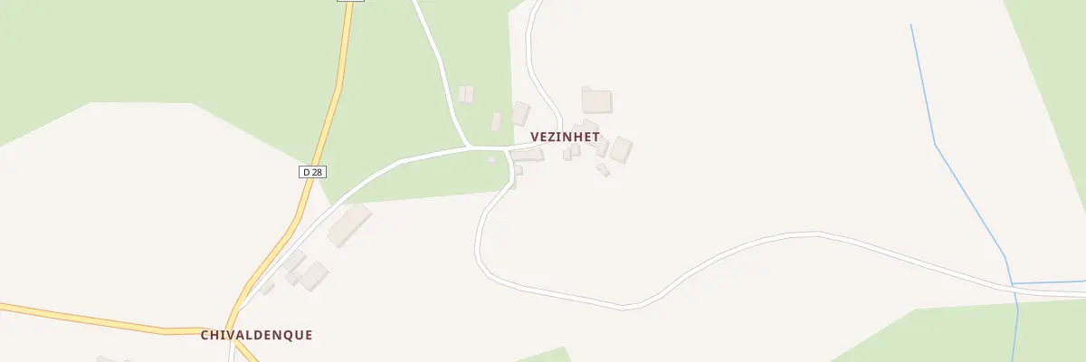 Plan du 5330 Vezinhet à Vézins-de-Lévézou