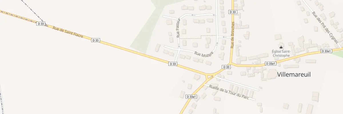 Plan du 1 All Victor Hugo à Villemareuil