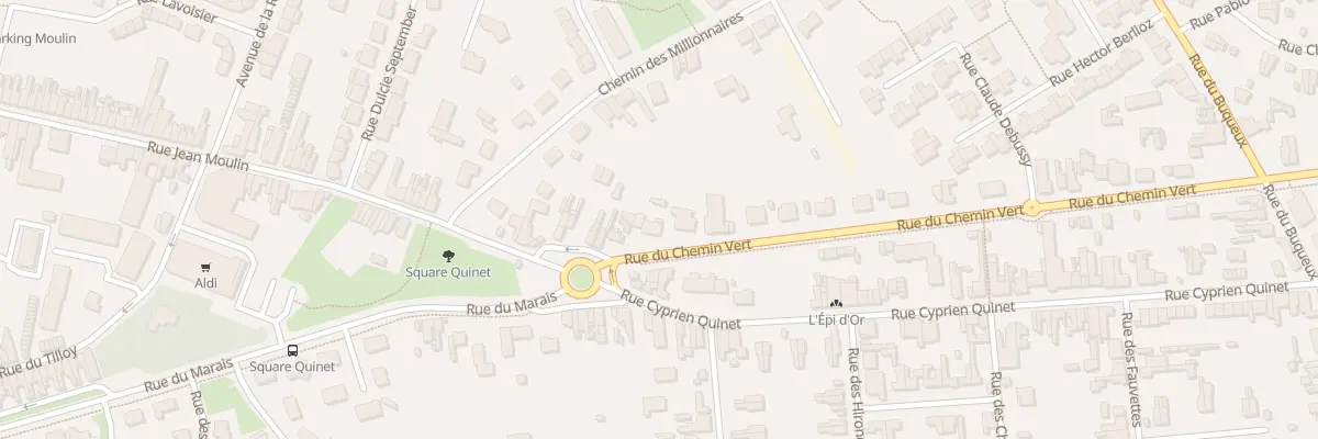 Plan du 150 Rue du Chemin Vert à Carvin