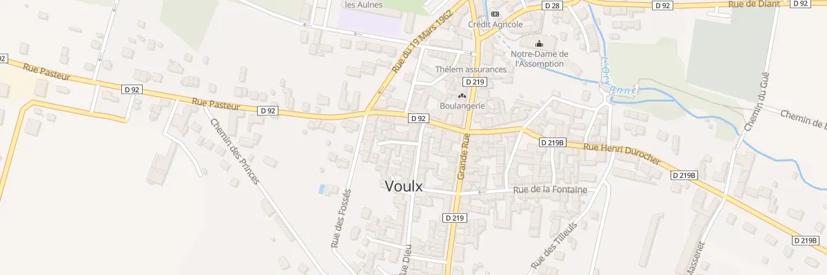 Plan du 4 Rue Dieu à Voulx