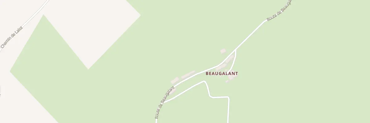 Plan du 5002 Beaugalant à Blomard