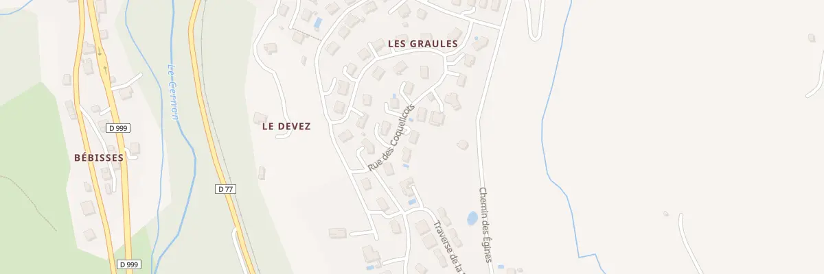 Plan du 7 Rue des Coquelicots à Saint-Rome-de-Cernon