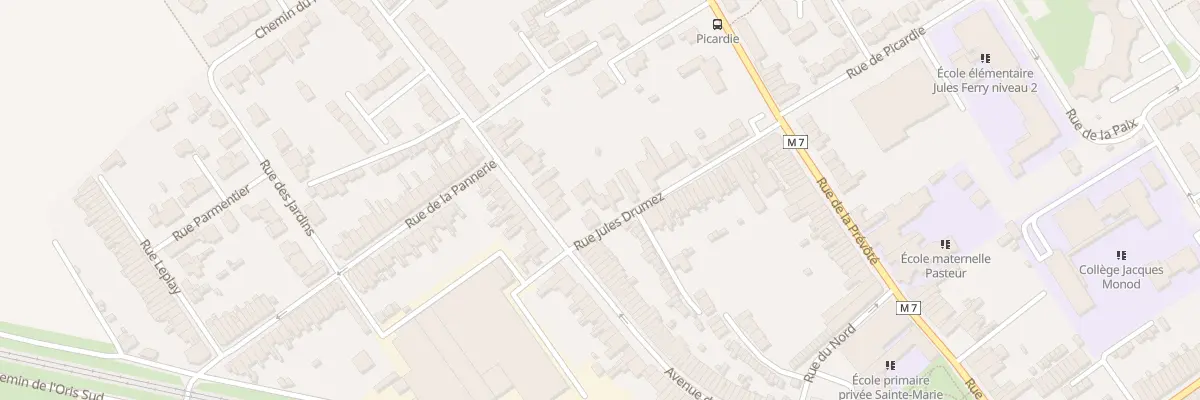 Plan du 28 Rue Jules Drumez à Pérenchies
