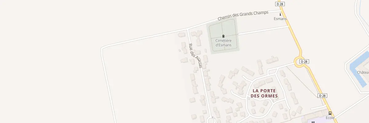 Plan du 6 Rue des Acacias à Esmans