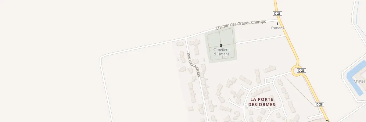 Plan du 4 Rue des Acacias à Esmans