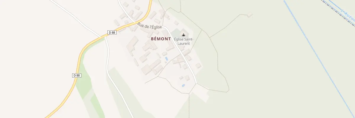 Plan du 4 Rue de l’Eglise à Russy-Bémont